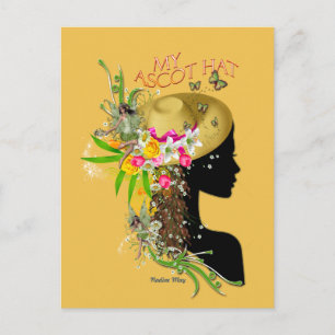 My Ascot Hat Postcard