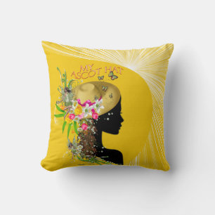 My Ascot Hat Throw Pillow