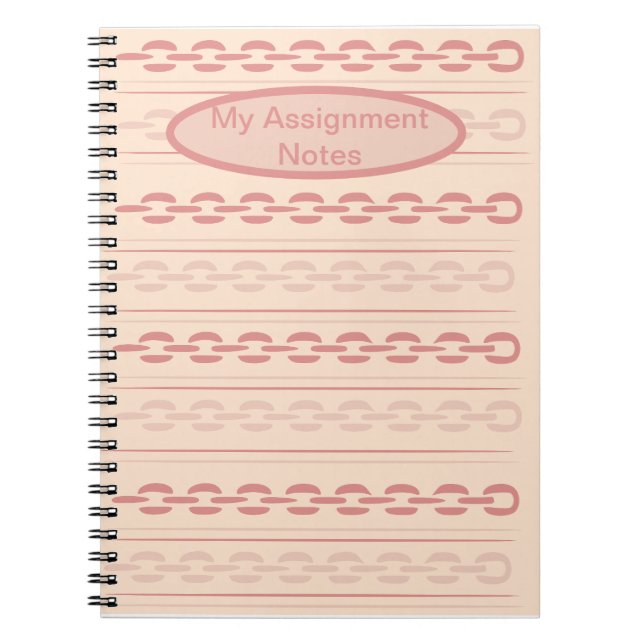My Assignments Notes: Notebook (Front)