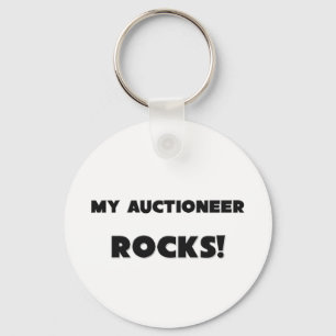 MY Auctioneer ROCKS! Keychain