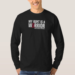 My Aunt Is A Warrior Brain Aneurysm Awareness  T-Shirt