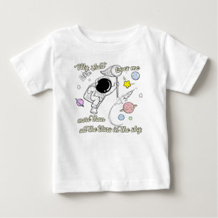 My Aunt Loves Me Astronaut Baby T-Shirt