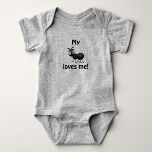 My aunt loves me - baby clothes bodysuit