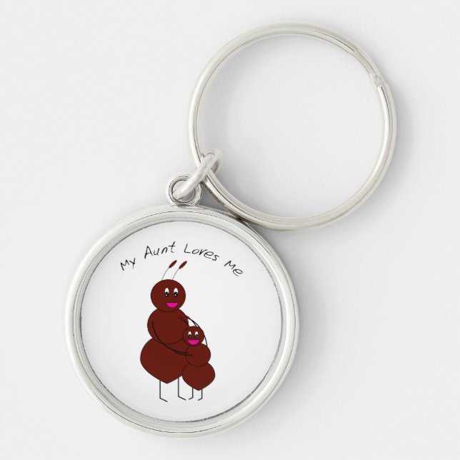 My Aunt Loves Me Keychain (Front)