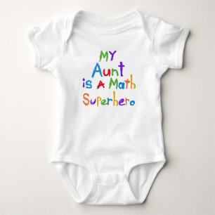 My Aunt Math Superhero T-shirts and Gifts