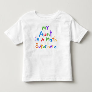My Aunt Math Superhero T-shirts and Gifts