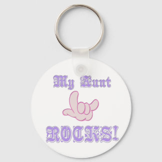 My Aunt Rocks Keychain