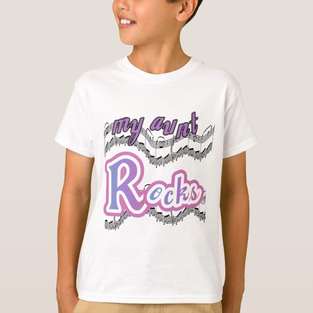 My Aunt Rocks Tshirts and Gifts (Front)