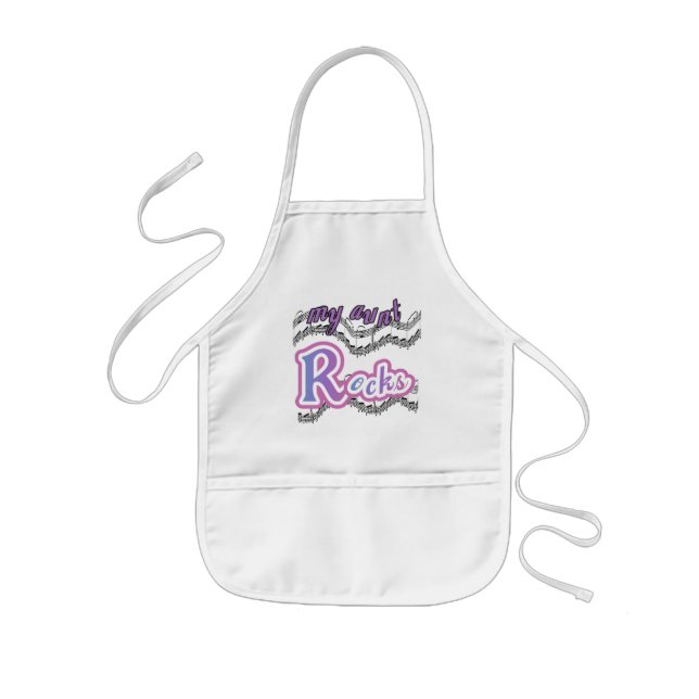 My Aunt Rocks Tshirts and Gifts Kids Apron (Front)