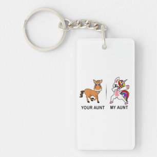 My Aunt Your Aunt Gifts For Auntie keychain