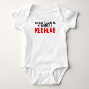 My Auntie Is A Redhead Baby Bodysuit