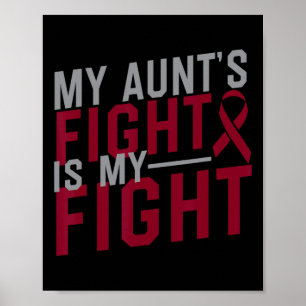 My Aunt's Fight Is My Fight Sickle Cell Anemia Awa Poster