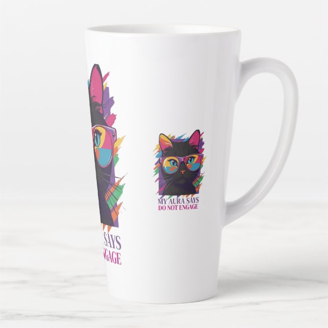 MY AURA SAYS LATTE MUG (Right)