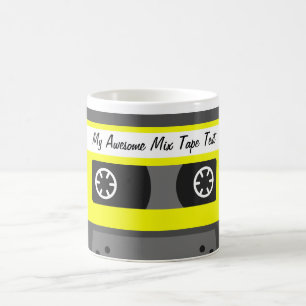 My Awesome Mix Tape mug - with custom text