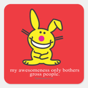 My Awesomeness Square Sticker