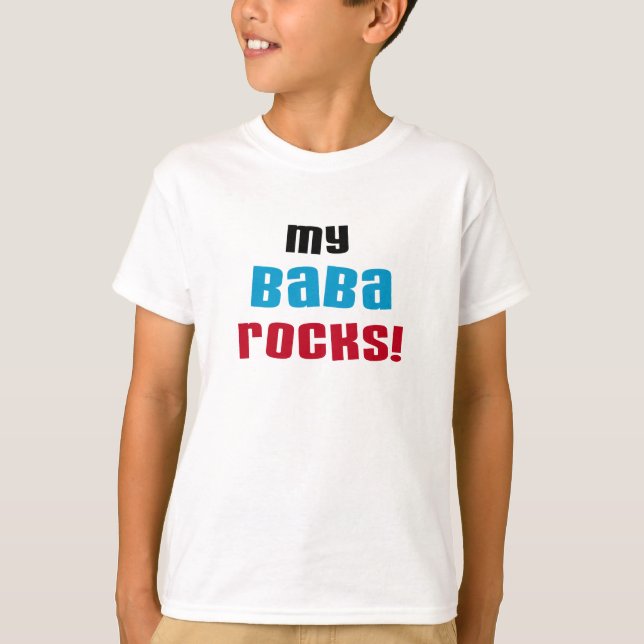 My Baba Rocks T-shirts and Gifts (Front)