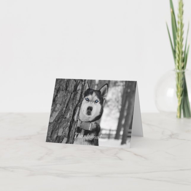 My Baby Blue Eyes Thank You Card (Front)