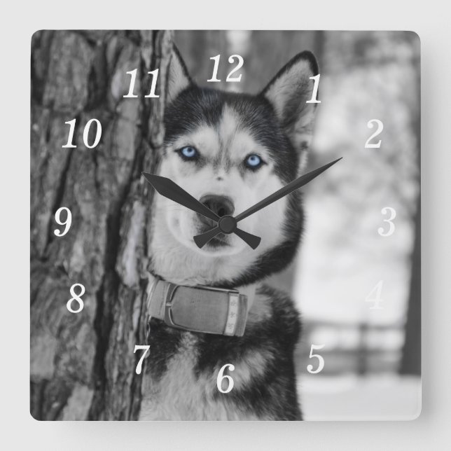 My Baby Blue Eyes Wall Clock (Front)