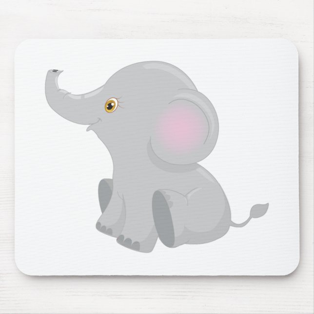 My Baby Elephant Mouse Pad (Front)