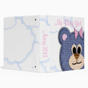 My Baby Girl Teddy Bear Album Binder