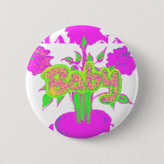 My Baby Hakuna Matata 2 Inch Round Button (Front)