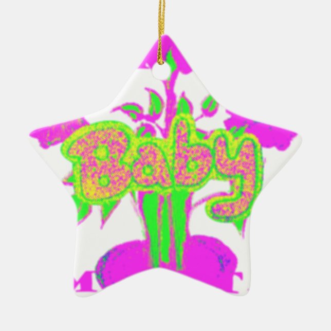 My Baby Hakuna Matata Ceramic Ornament (Front)