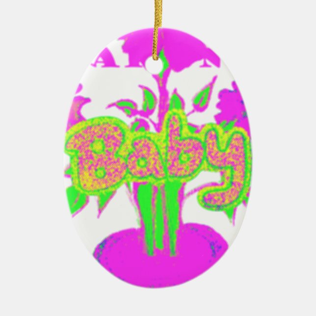 My Baby Hakuna Matata Ceramic Ornament (Front)