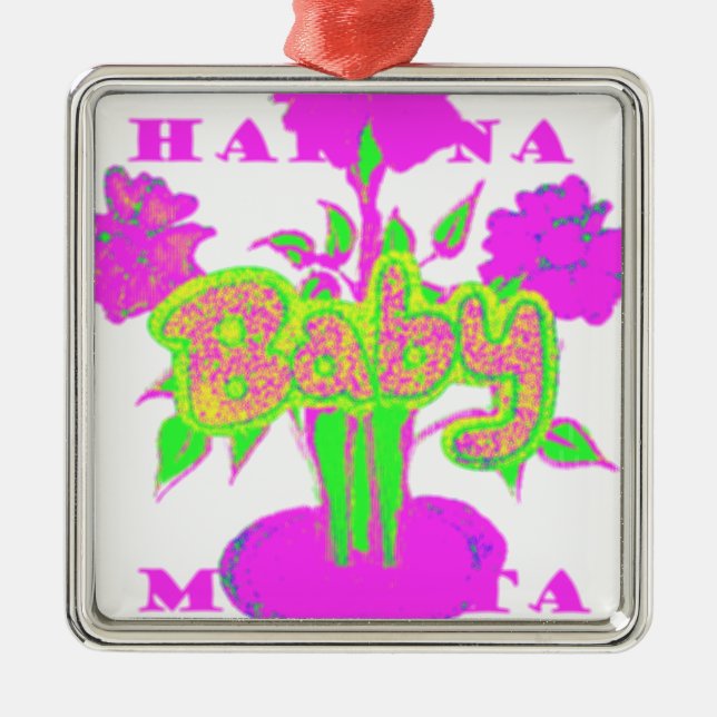 My Baby Hakuna Matata Metal Ornament (Front)