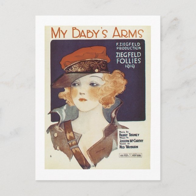 My Baby's Arms Postcard (Front)