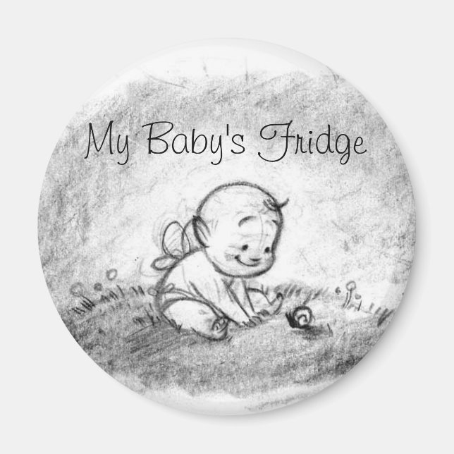 My Baby's Fridge Magnet (Front)