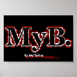 My Bad Skating Poster