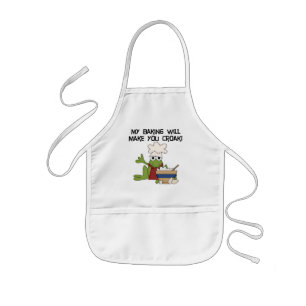 My Baking Will Make You Croak T-shirts and Gifts Kids Apron