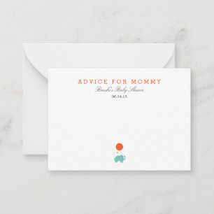 My Balloon Mommy Advice Cards
