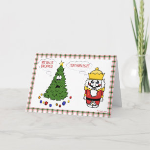 My Balls Dropped Christmas Card