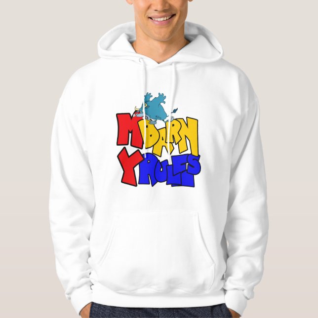 My Barn My Rules Bull Hoodie (Front)