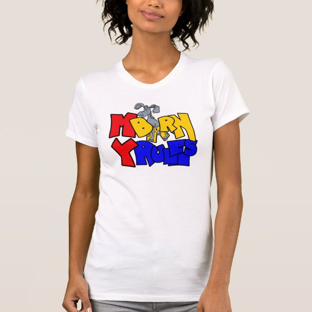 My Barn My Rules Donkey T-Shirt (Front)