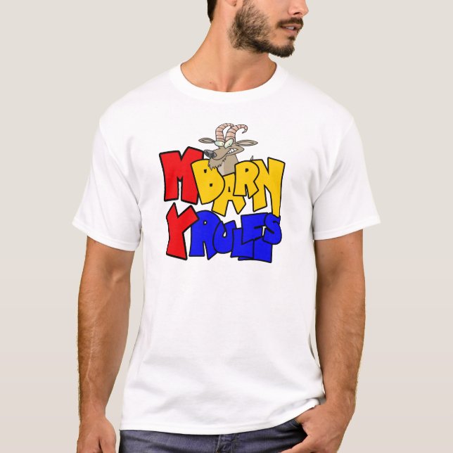 My Barn My Rules Goat T-Shirt (Front)