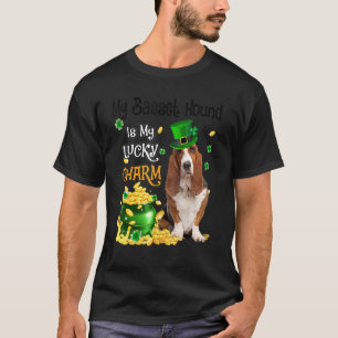 My Basset Hound Is My Lucky Charm Cute Dog Patrick T-Shirt
