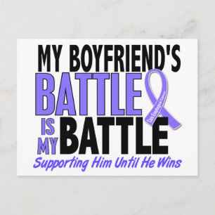 My Battle Too Boyfriend Esophageal Cancer Postcard