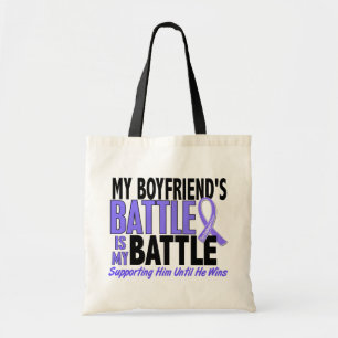 My Battle Too Boyfriend Esophageal Cancer Tote Bag