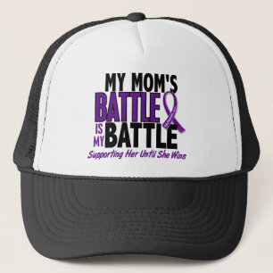 My Battle Too Mom Pancreatic Cancer Trucker Hat