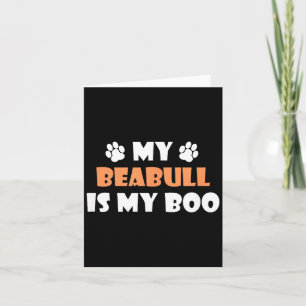 My Beabull Is My Boo Halloween Dog Owner Card
