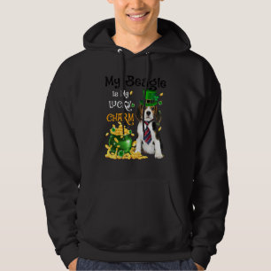 My Beagle Is My Lucky Charm Cute Dog Patricks Day Hoodie