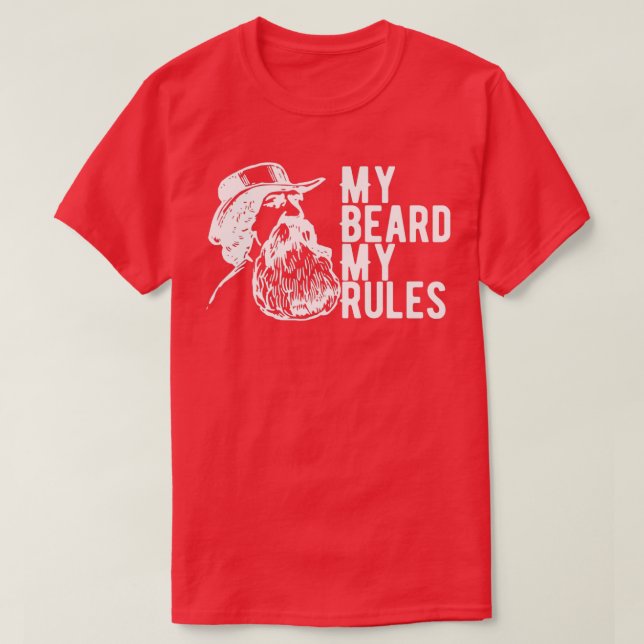 My Beard My Rules Classic TShirt (Design Front)