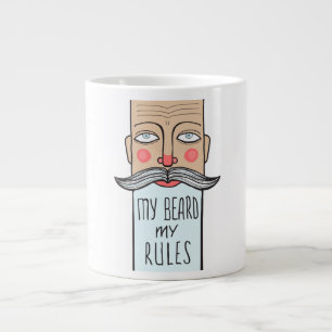 My Beard, My Rules Jumbo Coffee Mug