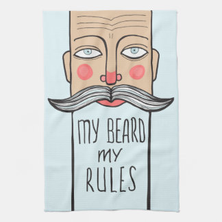My Beard, My Rules Kitchen Towels