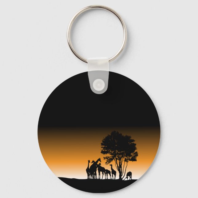 My Beautiful Africa Keychain (Front)