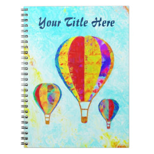 My Beautiful Balloons spiral notebook