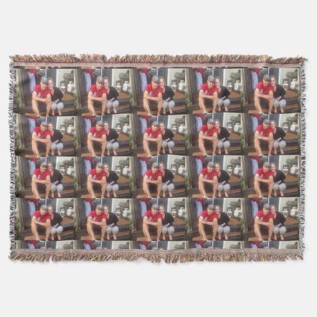 My Beautiful Daughter and Son-In-Law Throw Blanket (Front)
