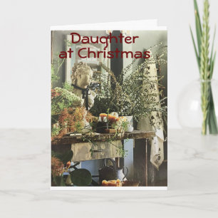 MY BEAUTIFUL DAUGHTER MAKE CHRISTMAS MERRIER CARD